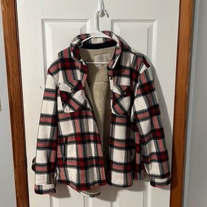 Plaid Sherpa, great condition!